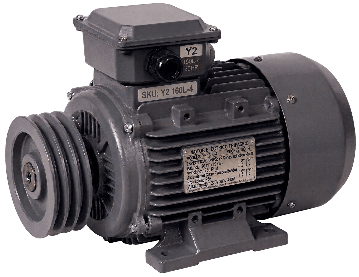 Motor Eléctrico Trifásico Y2 160L-4 20HP