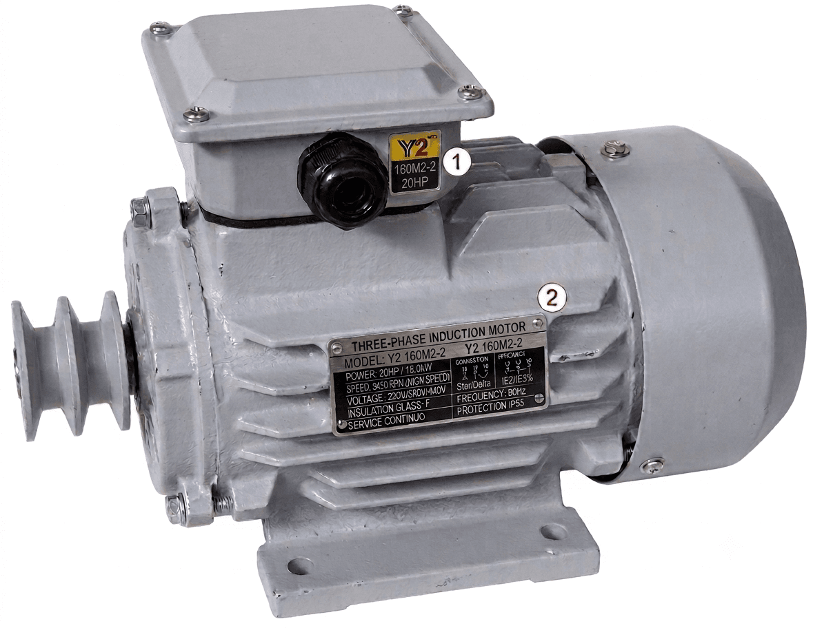 Motor Eléctrico Trifásico Y2 160M2-2 20HP