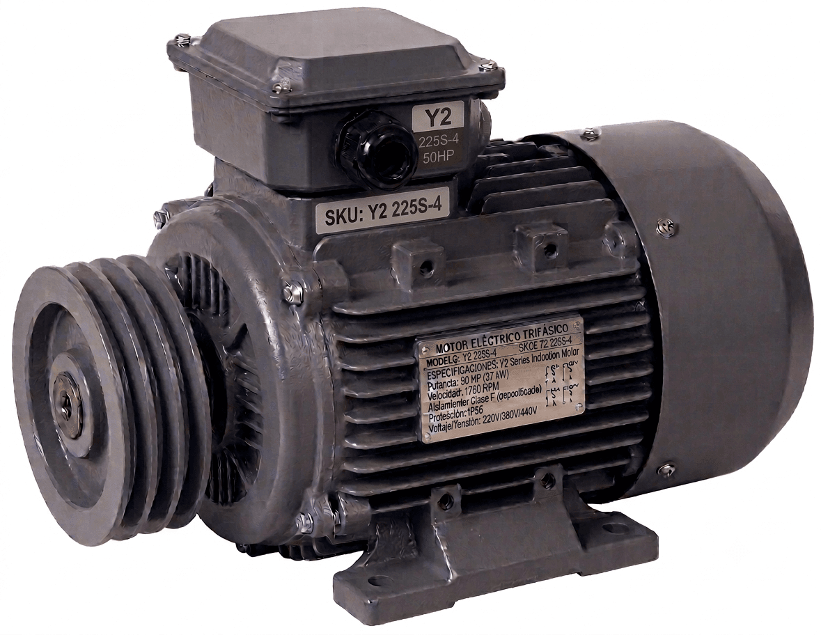 Motor Eléctrico Trifásico Y2 225S-4 50HP