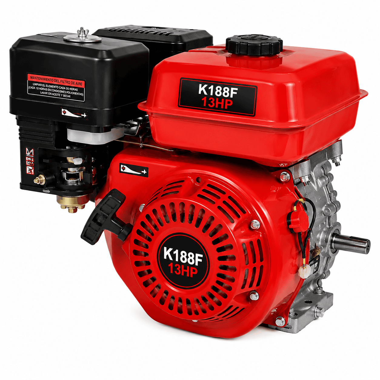 Motor Gasolinero Honda Rojo K188F 13HP