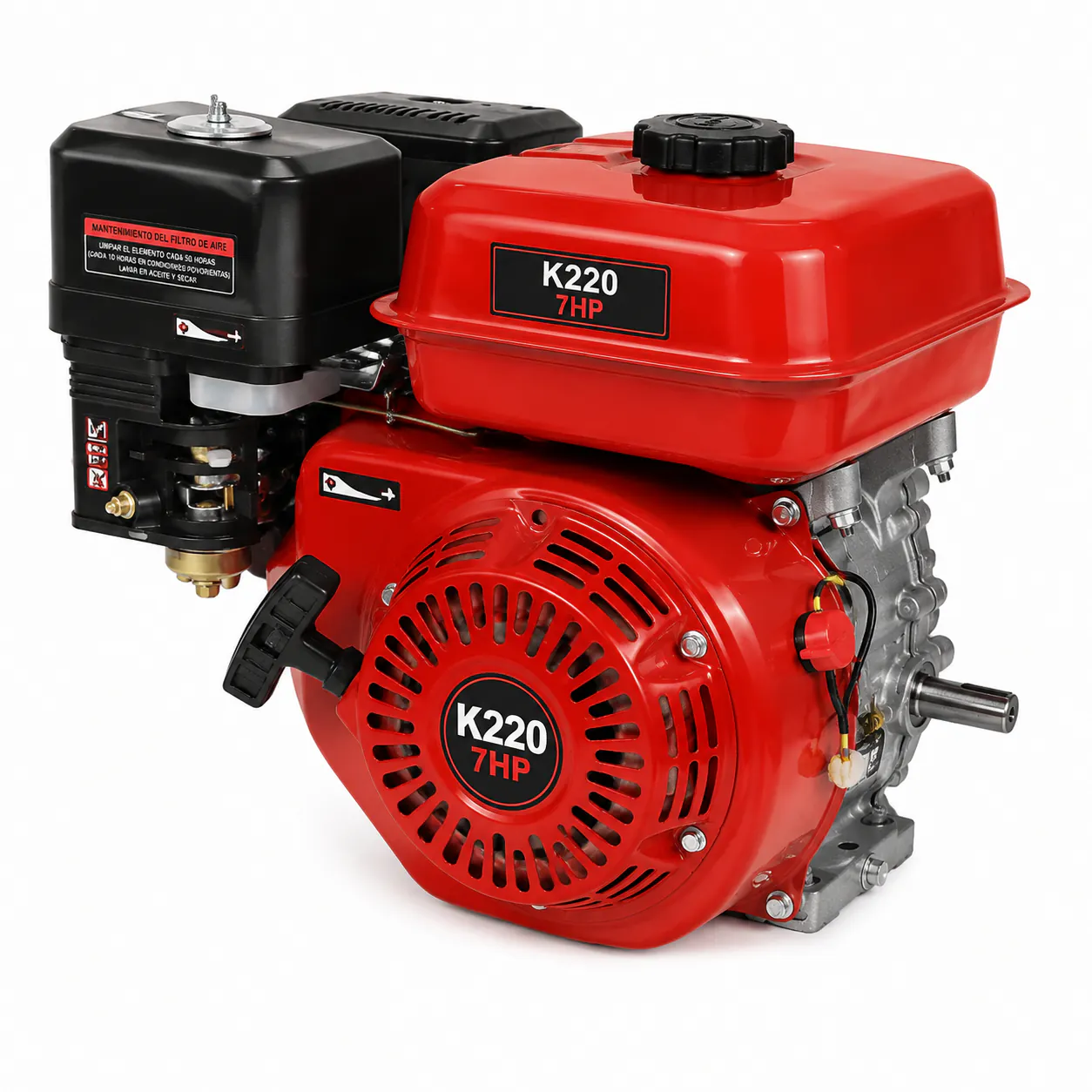 Motor Gasolinero Honda Rojo K220 7HP