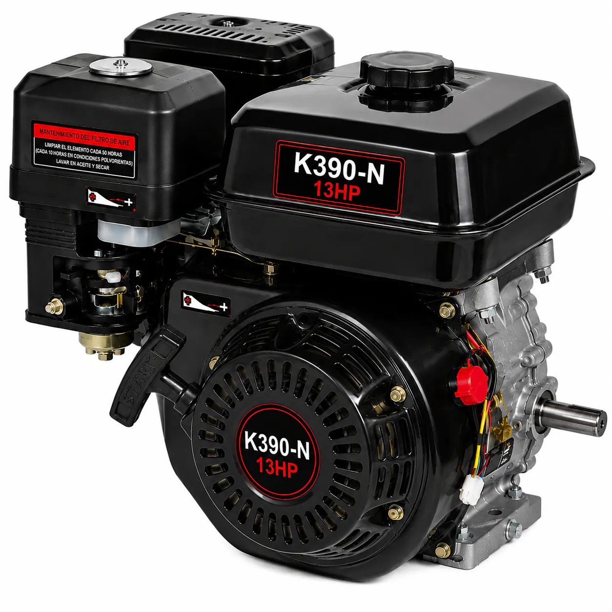 Motor Gasolinero Kawamoto Negro K390-N 13HP