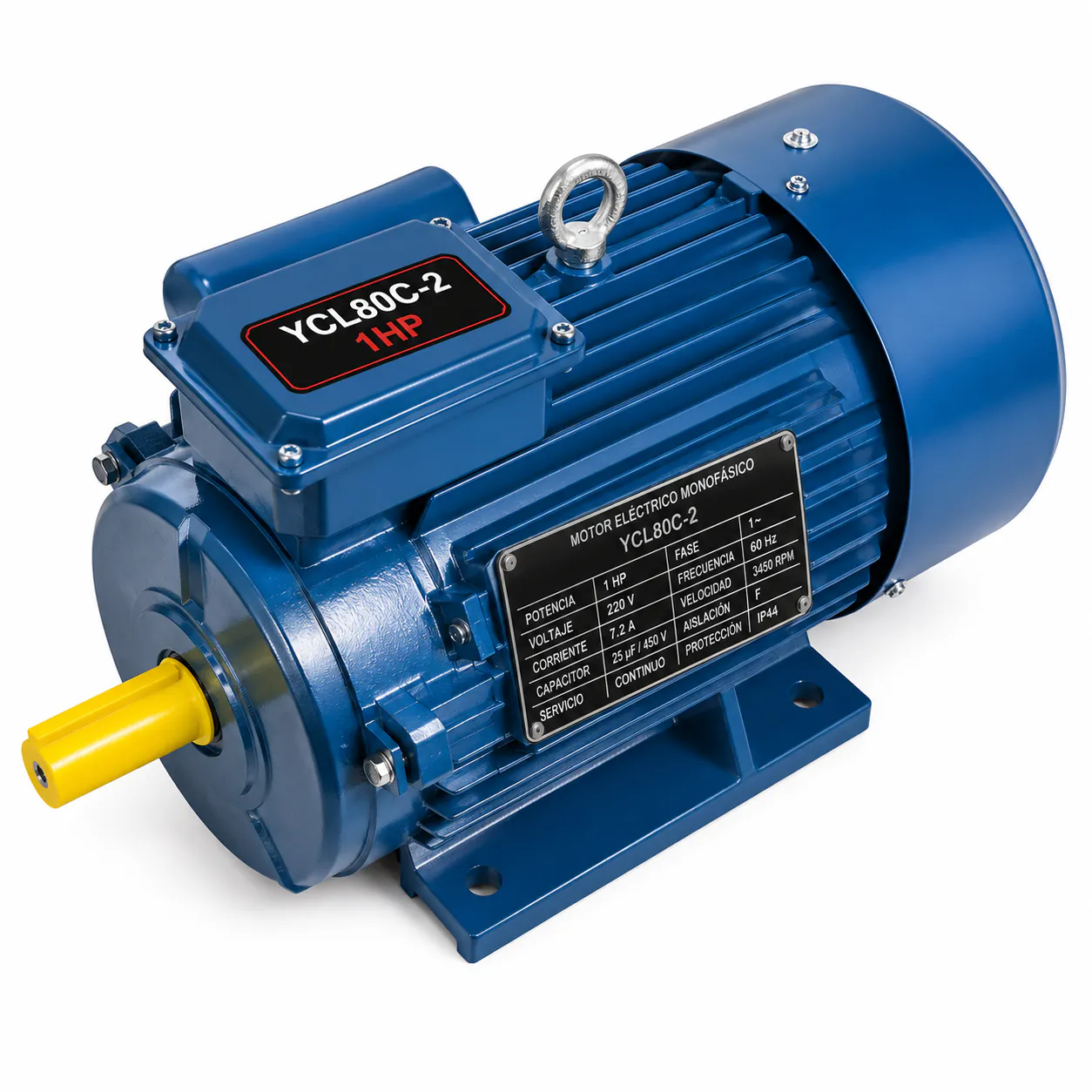 Motor Eléctrico Monofásico YCL80C-2 1HP